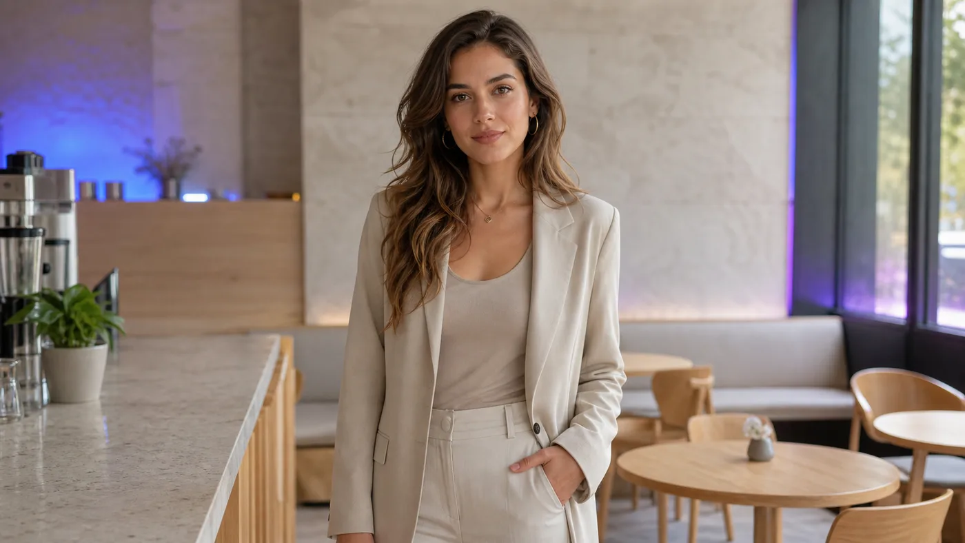 Personagem de Influencer de IA gerada com consistência